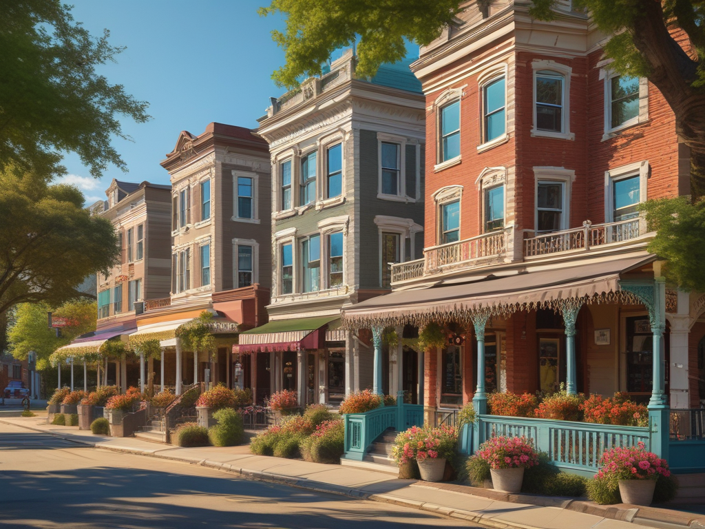 10 очаровательных маленьких городов США для идеаль